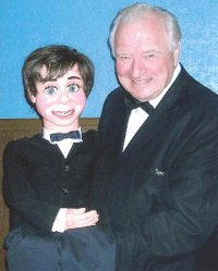 Ventriloquist Ed Thomas and Hugo