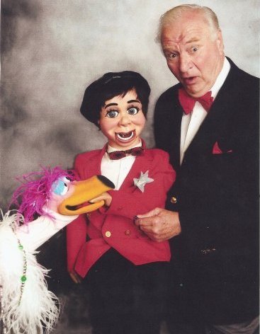Ventriloquist Ed Thomas and Hugo
